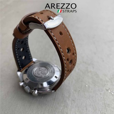 Bracelet Arezzo MARANELLO Rally 20mm gold leather