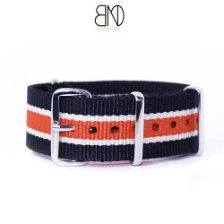 NATO Black Beige Orange 20mm