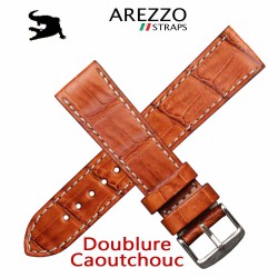 Arezzo DARK-CROCO 20mm crocodile Miel