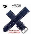 Arezzo DARK-CROCO 20mm crocodile