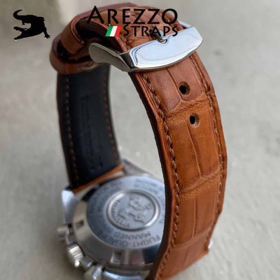 AREZZO CROCODILE SQUARE 20mm Honey