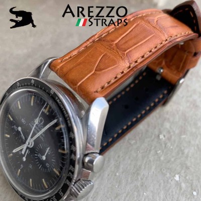 AREZZO CROCODILE SQUARE 20mm Honey