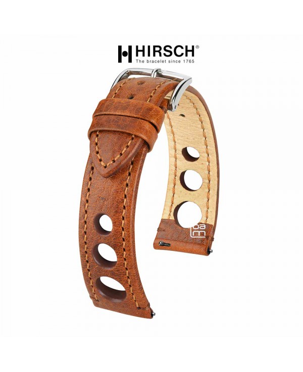 bracelet montre rally hirsch cuir vegetal