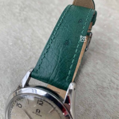 Bracelet Hirsch MASSAI Autruche VERT 18mm