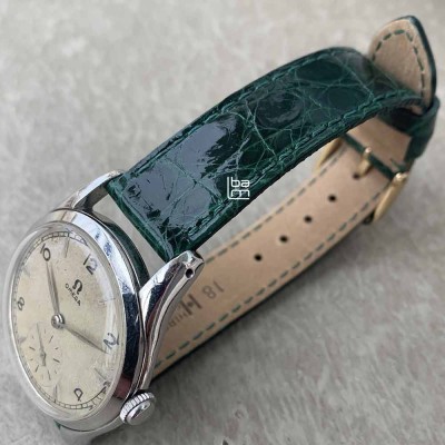 Bracelet Hirsch GENUINE CROCO green18mm