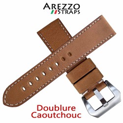Bracelet Arezzo MILITARE 24mm beige montre panerai