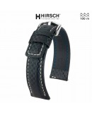 bracelet hirch carbone noir 20mm