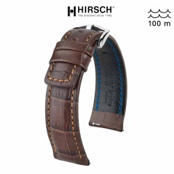 Bracelet Hirsch Grand Duke marron 20mm