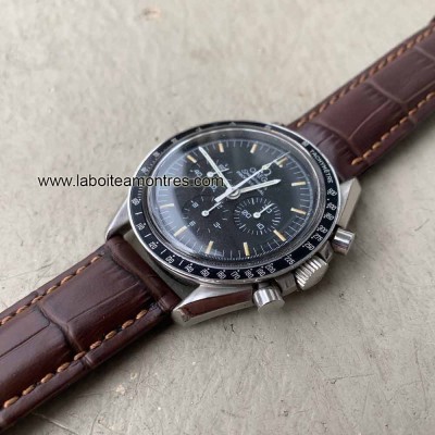Watchstrap Hirsch Grand Duke dark brown 20mm