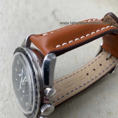 Watchstrap Hirsch Heavy gold brown 20mm
