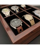 watch box 6 watches makassar wood