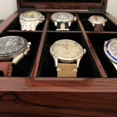 Watchbox MAKASSAR Style 6 watches glasstop