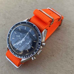 Bracelet NATO CONCEPT orange 20mm compatible Omega speedmaster