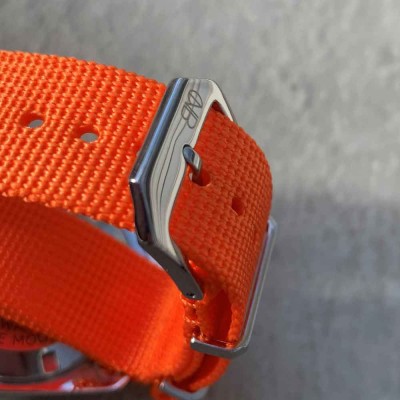 NATO Strap 20mm orange compatible OMEGA speedmaster