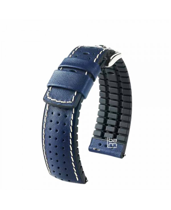 Bracelet Hirsch TIGER Bleu 20mm