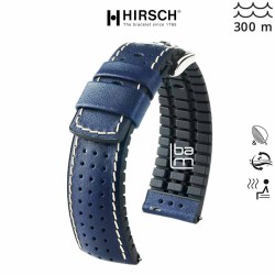 Bracelet Hirsch TIGER Bleu 20mm