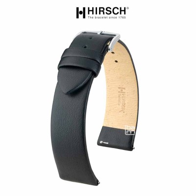 Watchstrap Hirsch Toronto black 20mm ultrathin