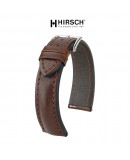 Bracelet Hirsch LUCCA Marron Foncé 22mm