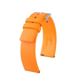 Bracelet Hirsch PURE 22mm Coutchouc Orange