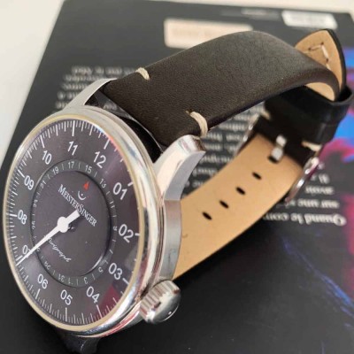 Watchstrap Hirsch Ranger black 20mm
