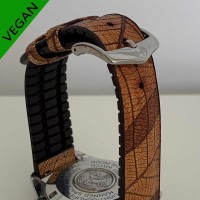Bracelet Hirsch LEAF VEGAN 20mm brown