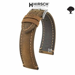 Bracelet montre Hirsch HERITAGE 20mm Marron foncé