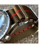 NATO CONCEPT kaki rouge 20mm bracelet nato
