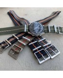 NATO CONCEPT black beige 20mm watch bracelet nato strap NATO CONCEPT black beige 20mm watch bracelet nato strap
