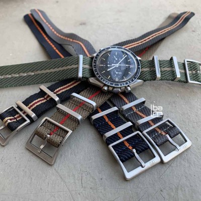 NATO CONCEPT gris filet beige 20mm bracelet nato