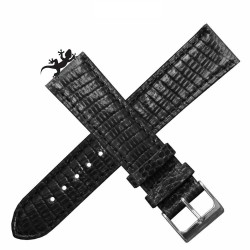 Bracelet montre lezard KOMODO AREZZO noir 20mm