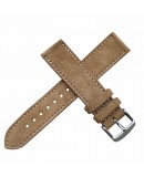 bracelet montre nubuck beige 20mm