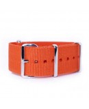 Bracelet de montre NATO 18mm orange nylon