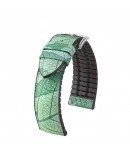 bracelet montre hirsch vegan LEAF 20mm vert