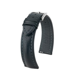 Watchstrap Hirsch LUCCA black 20mm