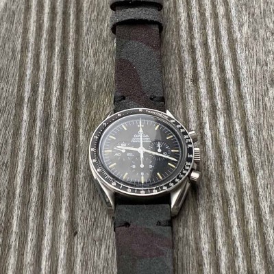 Bracelet CAMO nubuck leather Atelier LBAM grey 20mm