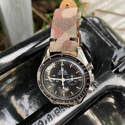 Bracelet CAMO nubuck leather Atelier LBAM taupe 20mm