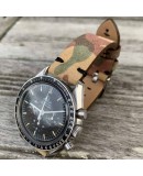 bracelet montre camouflage nubuck 22mm