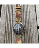 bracelet montre camouflage nubuck 22mm