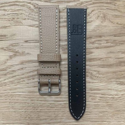SAND calf Bracelet structured calf leather 20mm Atelier LBAM