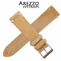 Arezzo Strap HORSEMAN 22mm Nubuck Beige