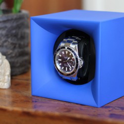 Remontoir Swiss Kubik StartBox bleu pour montre automatique