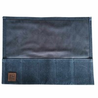 ROLL pouch barbour oiled 5 watches BLUE for travel