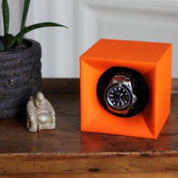 Remontoir Swiss Kubik StartBox orange pour montre automatique