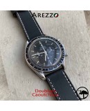 bracelet montre cuir homme 20mm arezzo explorer waterproof