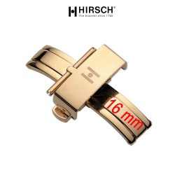 Deployment clasp Buckle Hirsch PUSHER 16mm GOLD