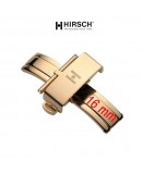 Boucle déployante 16mm dorée HIRSCH