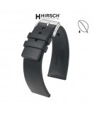 Bracelet montre Hirsch PURE 22mm Coutchouc Noir