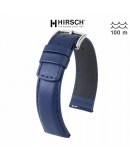 bracelet montre cuir etanche waterproof cuir bleu 20mm