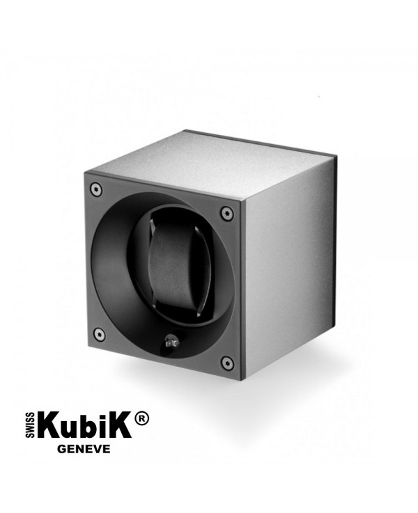 Watchwinder Swiss Kubik Single Original - Silver Watchwinder Swiss Kubik Single Original - Silver
