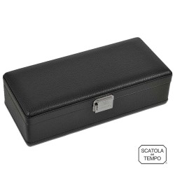 Scatola del Tempo - Watchbox - 4B-OS-XXL Black leather
